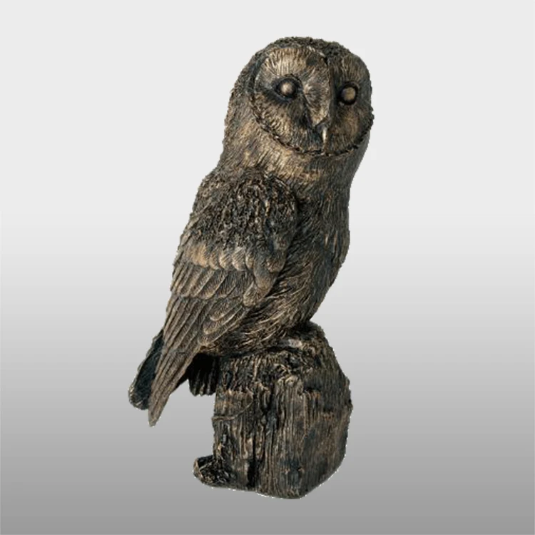 hot high quality sale owl animal bronze  sculpture