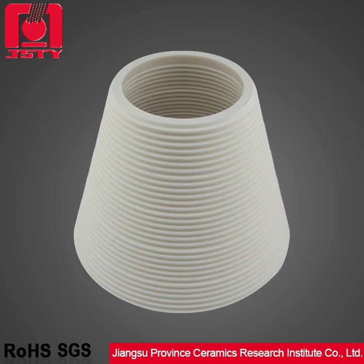 99 Al2o3 bulge pipe alumina ceramic tube using isostatic press