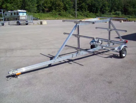 Multiple Canoe and Kayak Utility Trailer Kayak Rack