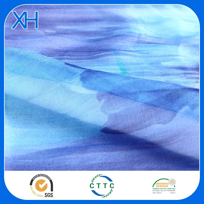 
Nature Silk Wholesale Printed Silk Fabric 100% Silk Chiffon Floral Fabric 