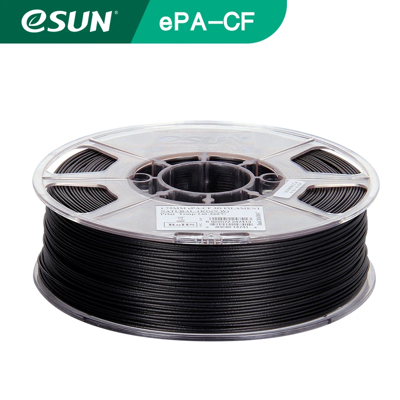 eSUN ePA-CF carbon fiber filament for 3d printer-1.75mm/2.85mm 1KG
