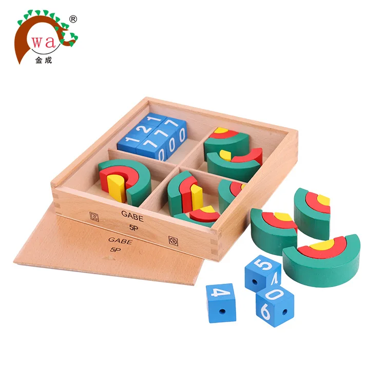 
Wooden Froebel Kindergarten Gift Gabe 5p Figures And Curvilinear Gifts 