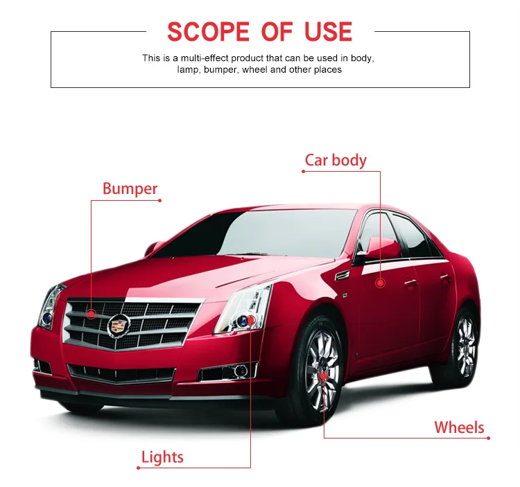 2019 Factory Direct Sale Anti-scratches  High Gloss 4 IN 1 Polishing Wax