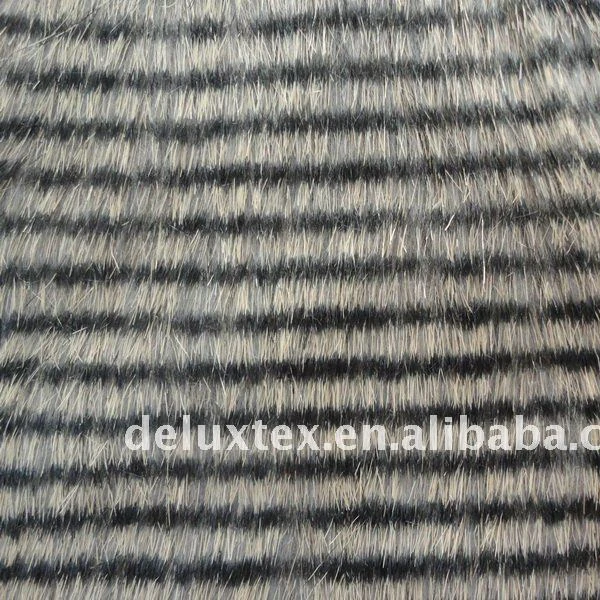 Faux acrylic material woven long hair faux fur