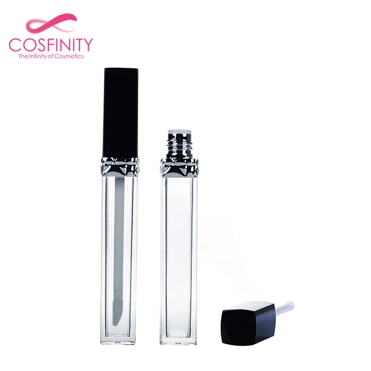 Popular design Fashion design liquid lipstick container eco-friendly empty lipgloss tube packaging lip gloss tube with brush