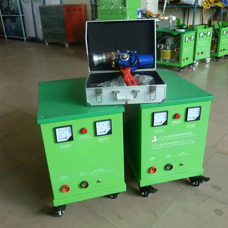 Металлический цинк спрей оборудования и цинк алюминиевые провода спрей и дуги спрей покрытия техники