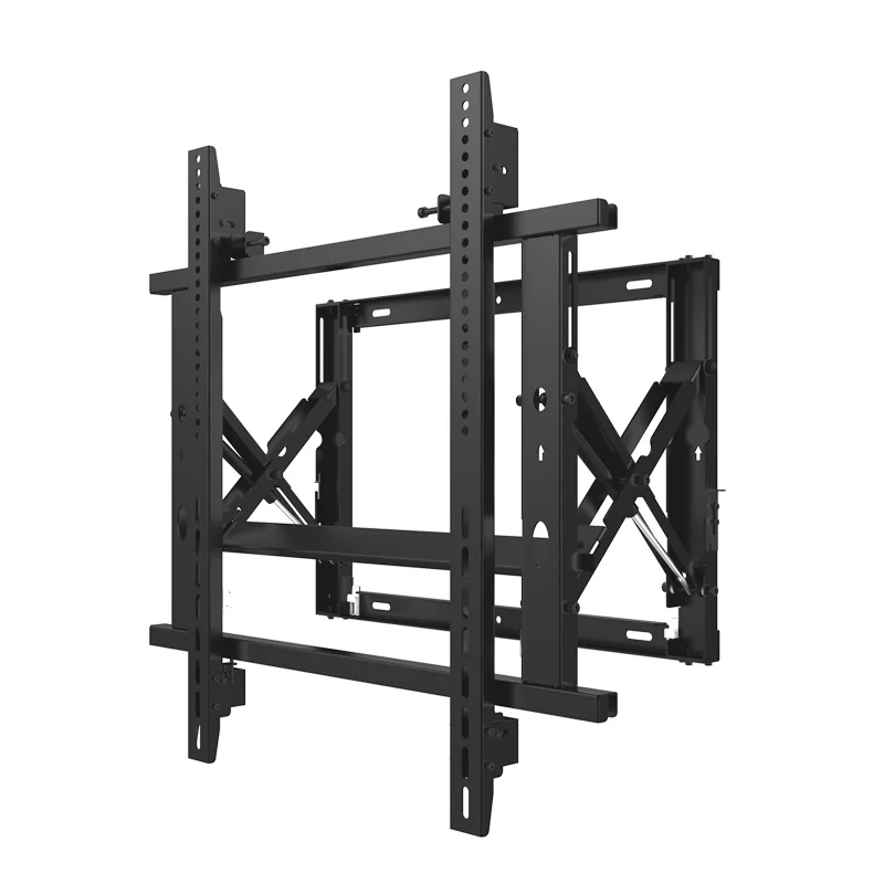 Gas Spring Splicing Display TV Bracket Portrait landscape Push to popout Video Wall Mount