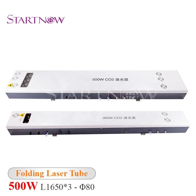Тройни D80mm L1650mm CO2 Лазерная складная труба 400/420/450/480 w 500W CO2 Лазерная трубка для для смешанных лазерная машина