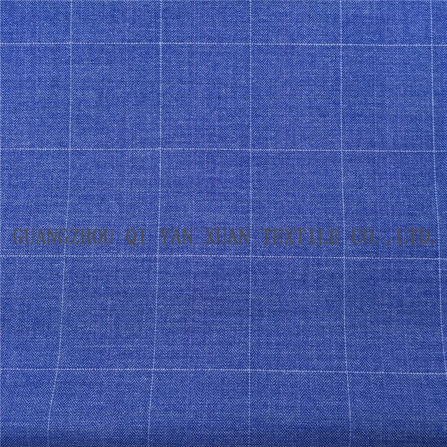 Полиэстер, вискоза, смесь спандекса, клетчатый дизайн, текстурированный мужской костюм, Блейзер, ткань и детская одежда