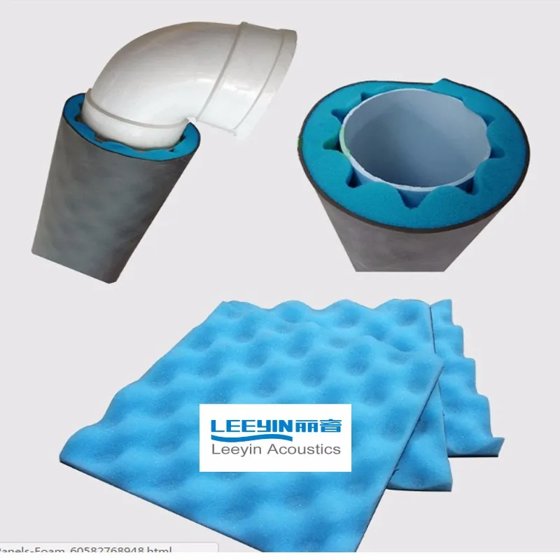 Customized soundproofing foam with mass loaded vinyl acoustic sound barrier