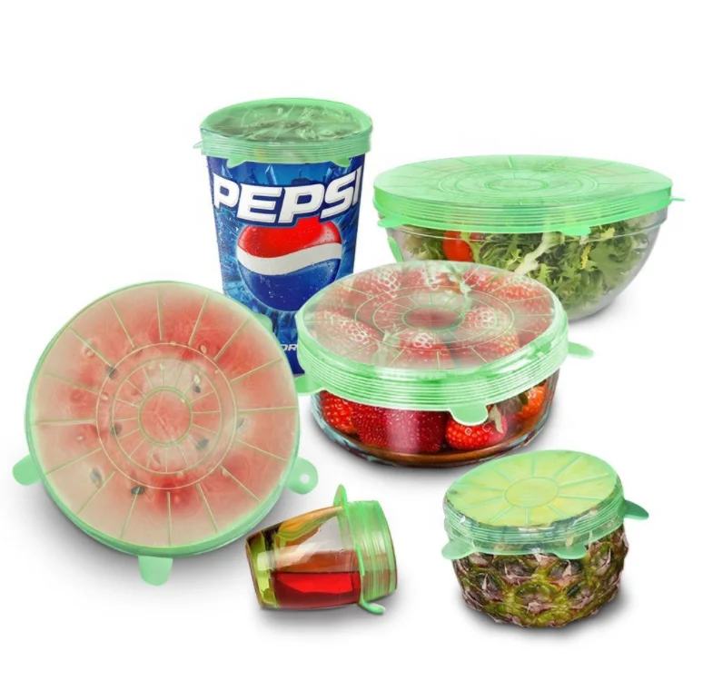 Reusable Durable and Expandable Silicone Stretch Lids And Cover