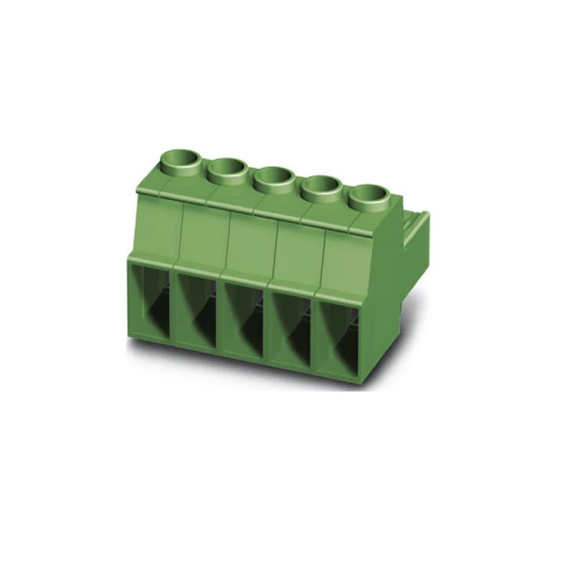 7.62mm brass contact plastic Euro PCB screw pluggable terminal block