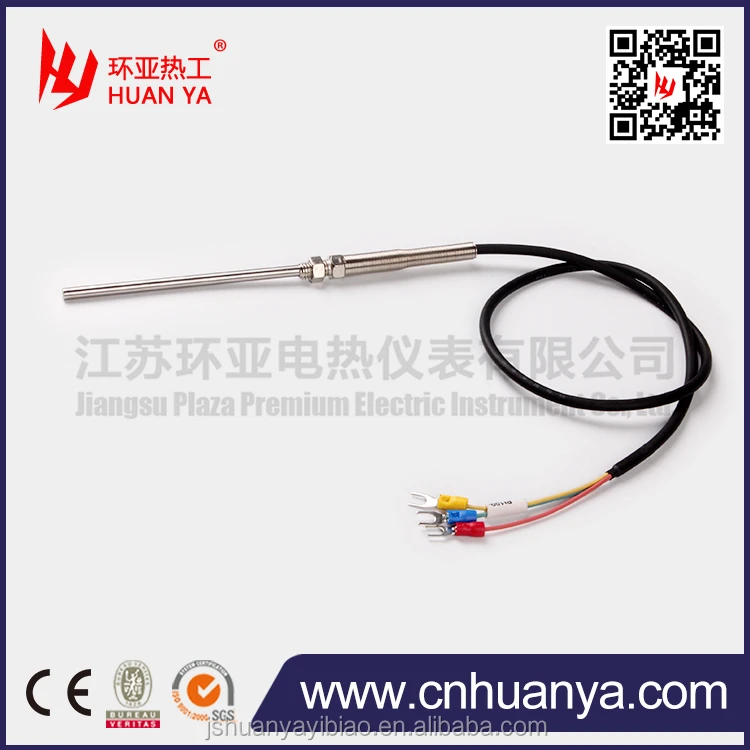 Thermistor and pt100 Type Sensor, Aircraft Temperature Sensor for Water and Oil