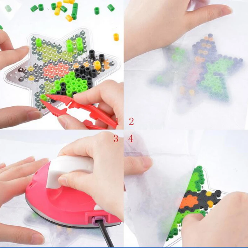 Eco-friendly Funny Puzzle Plastic 5mm Mini Hama Beads DIY Hama Perler Beads