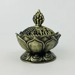 gold plated censer metal alloy incense burner