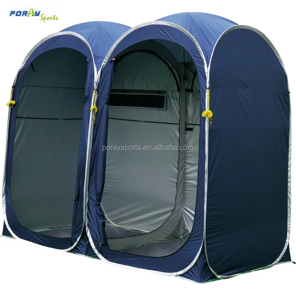 Pop up camping double room shower tent waterproof