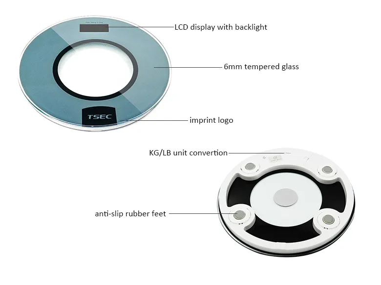 
2021 Wholesale digital glass bathroom weight scale 180kg 