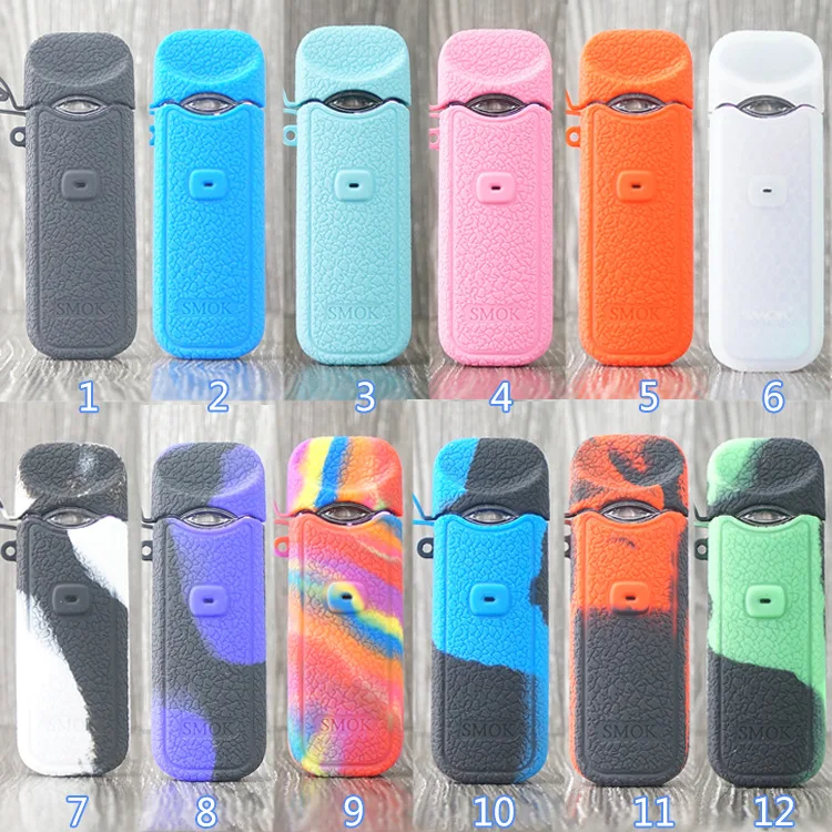 
lovekeke Decorative Protection Cover Skin Silicone Case with Lanyard and cap for nord Pod Kit Vape  (62129983848)