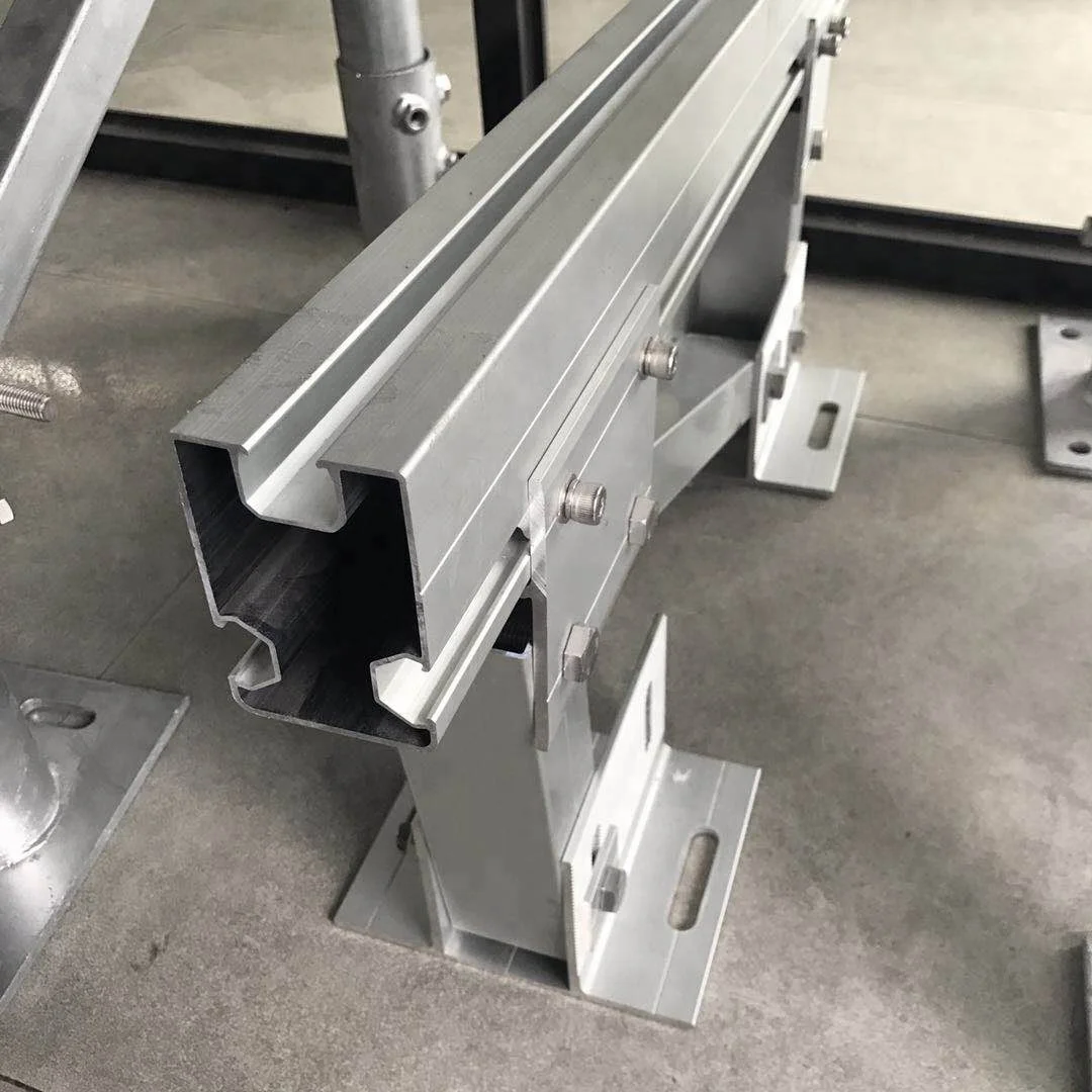 Galvanized Ground Electrical Ballast Style Solar Panel Mounting Stand Called for Tracking