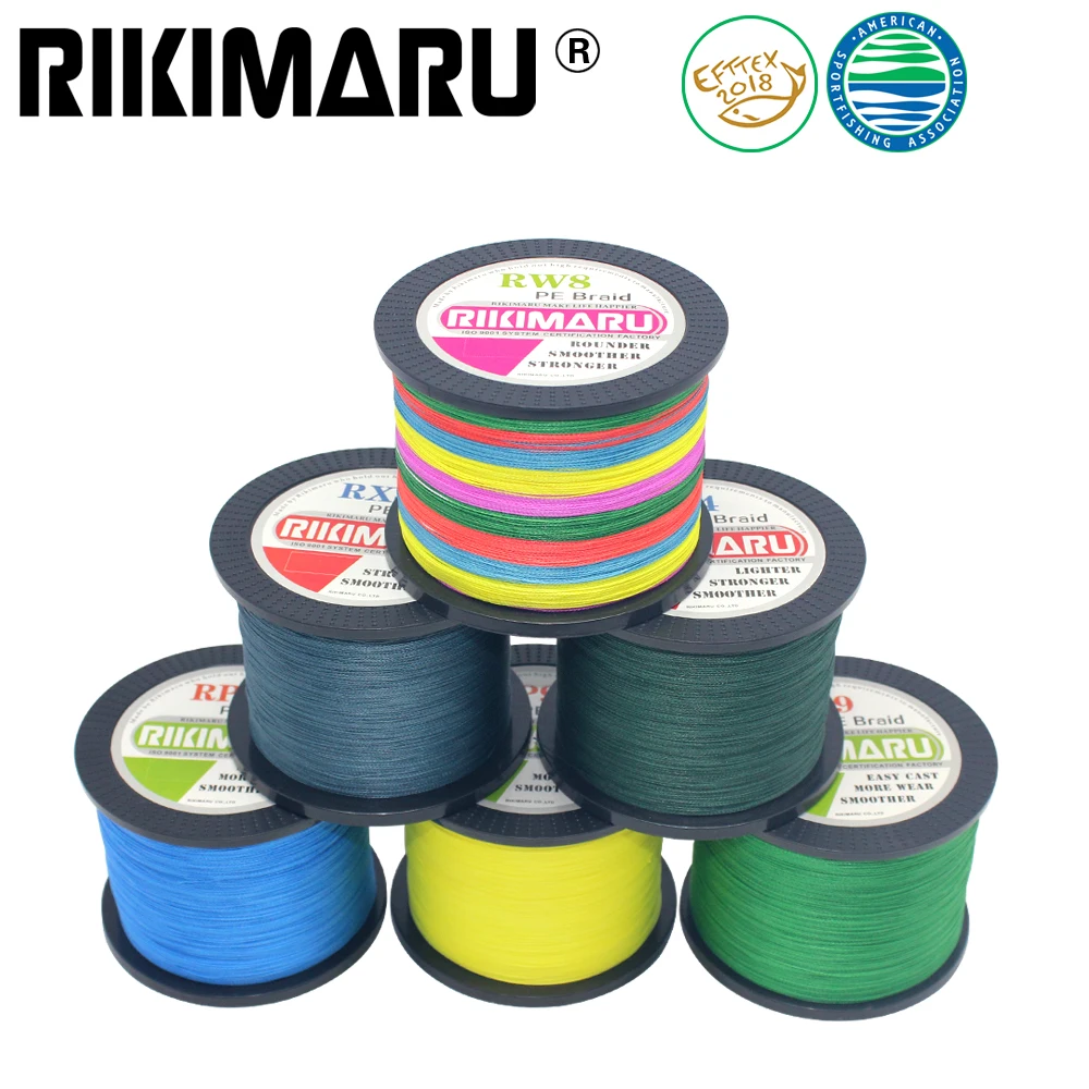 500m-1000m PE Braid 4 LB to 1200 LB  pe braided fishing line PE fishing line