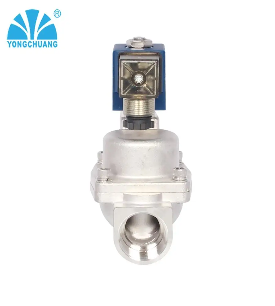 Yongchuang high pressure stainless steel 100 bar  CO2 solenoid valve