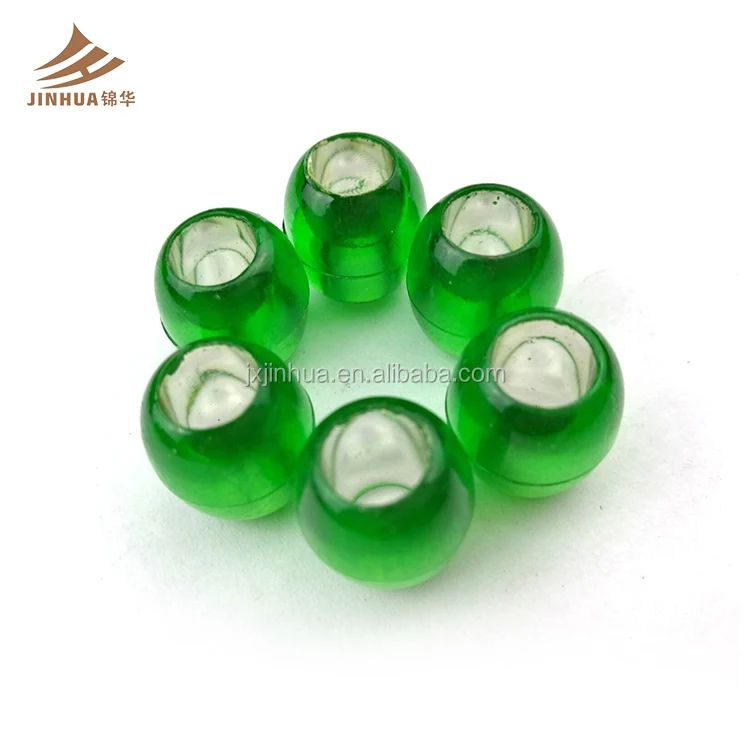 Серебристые прозрачные разноцветные пластиковые бусины