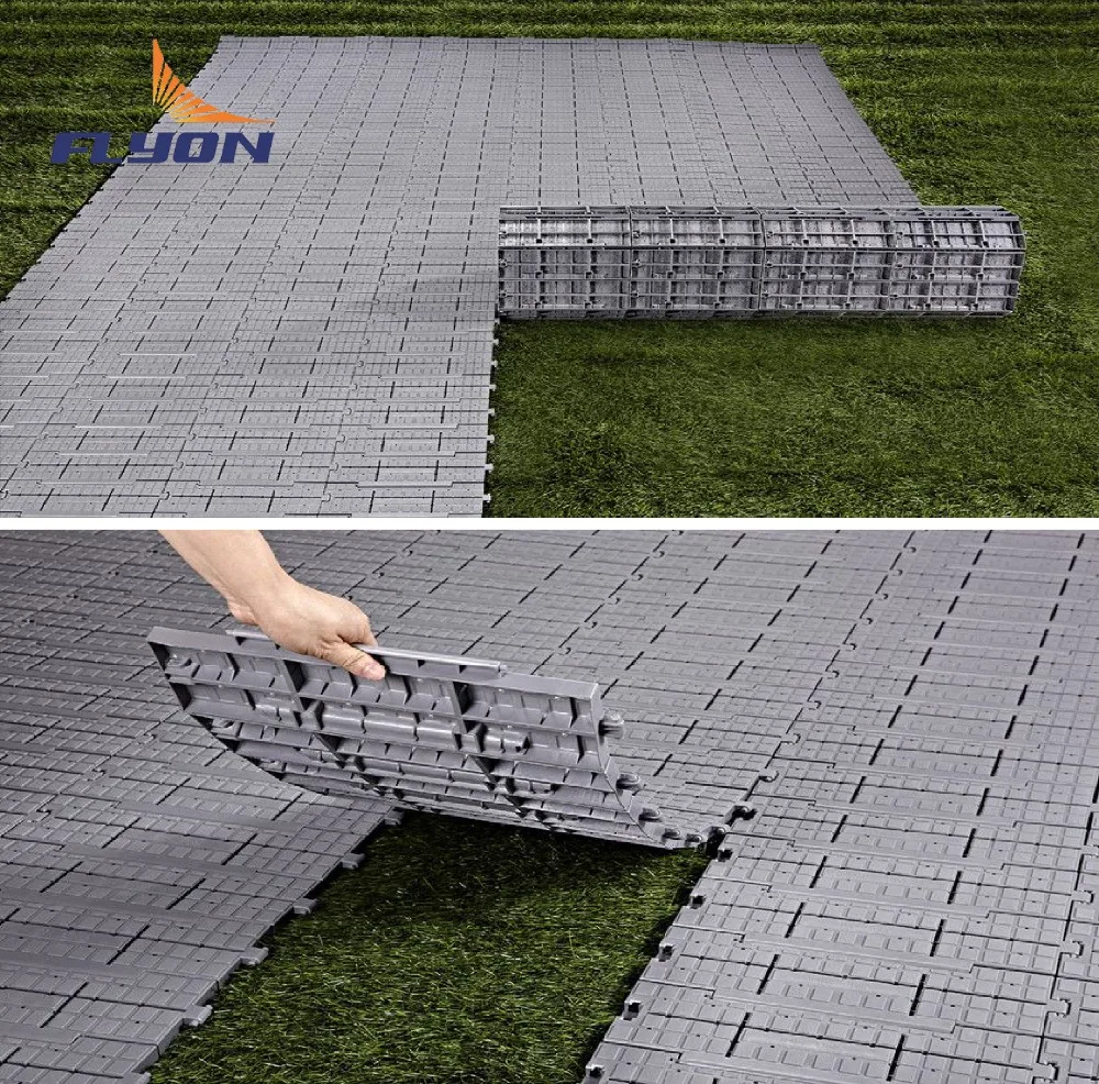 Portable Flooring Temporary Event Deck Cover on Grass Protect Turf for Tent