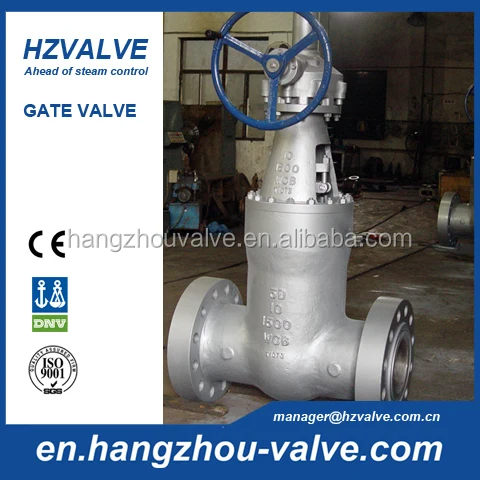High pressure forged steam gate valve