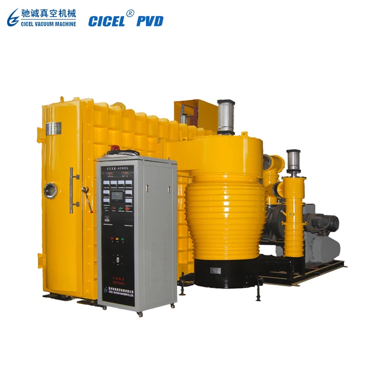 CICEL Plastic Bottle Paint Aluminum Vacuum Spray Coating Metallizing Machine