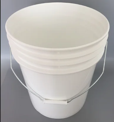 5 gallon plastic pail bucket with lid and pour spout