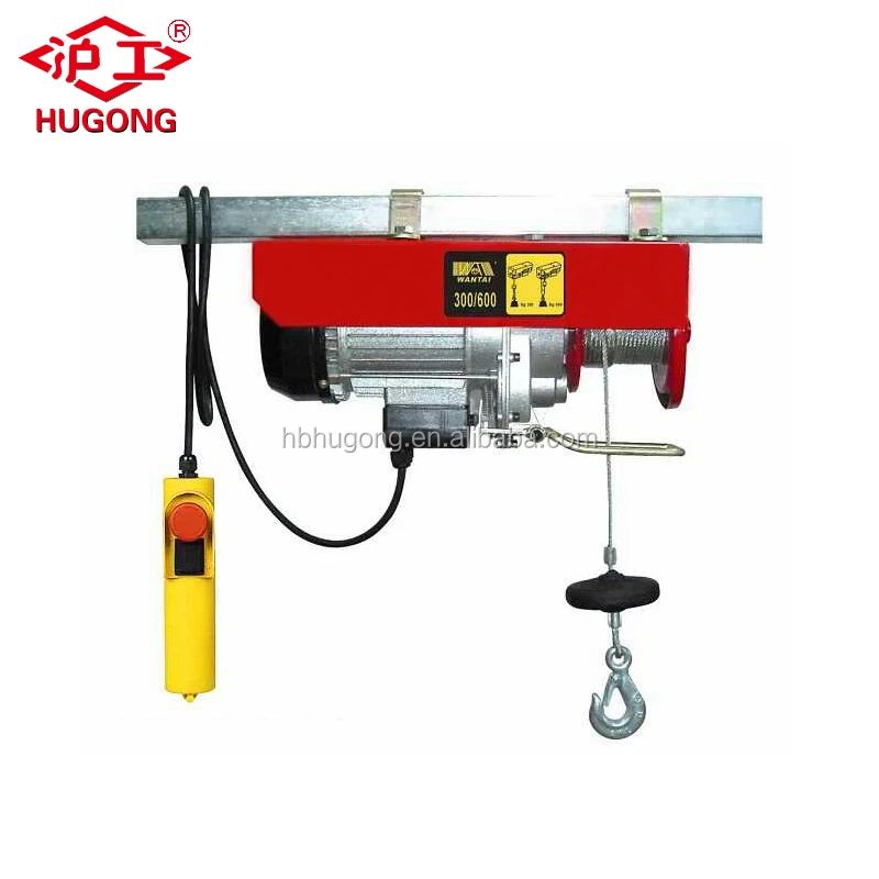 Small lift crane 1000KG mini electric hoist winch