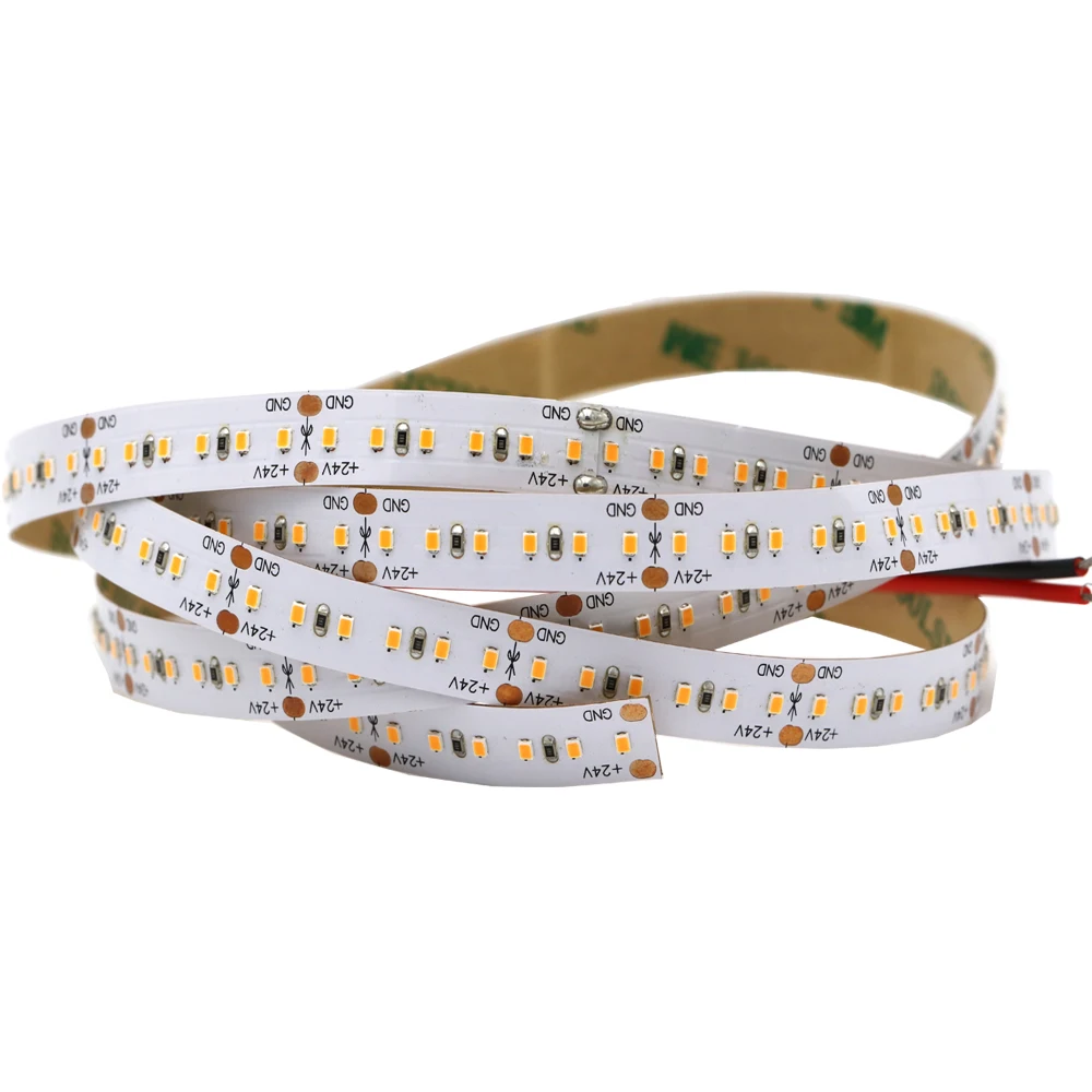 High quality  DC 24V 120 leds/m 180led/m led stripe light 2216 SMD led strip light