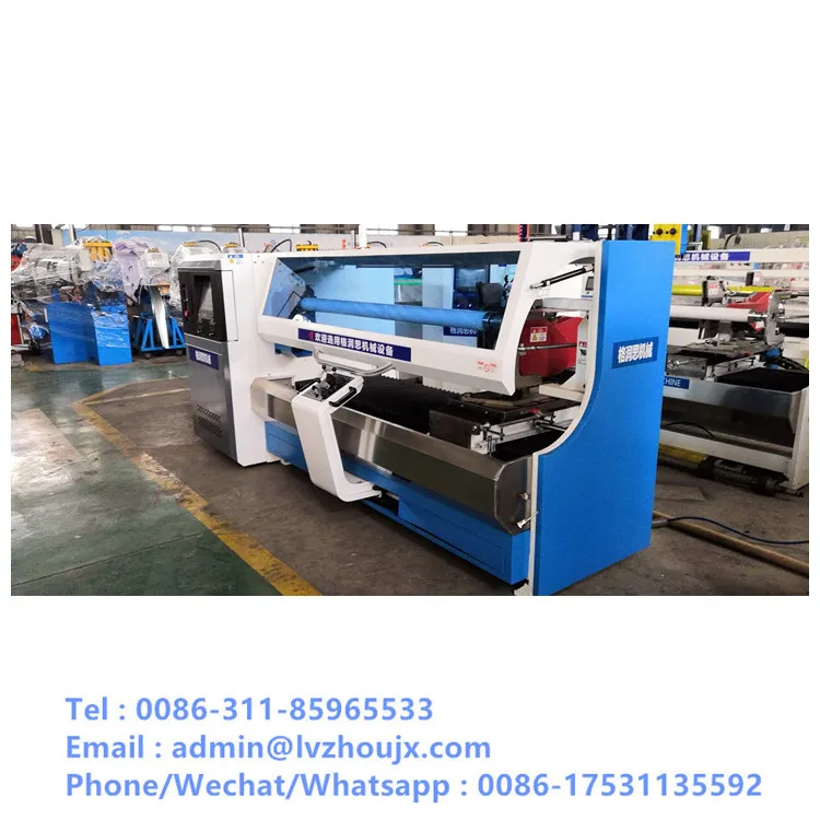 Lv-208D PE Film Cutting Machine, tape slitting machine for pvc tape, foam tape