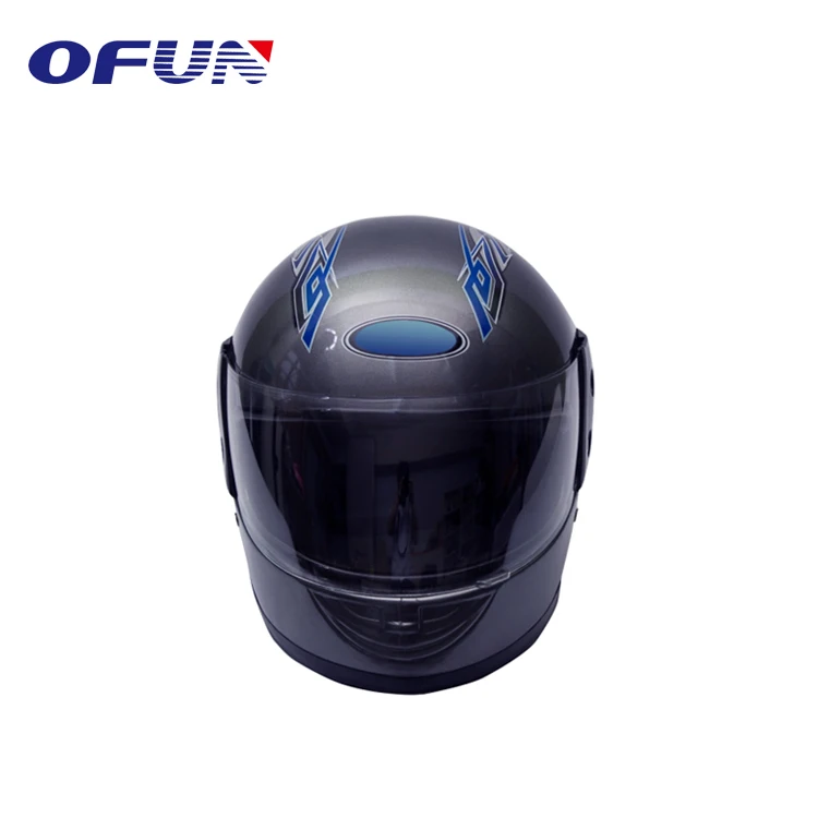 OFUN High Quality PVC Visor Flip Up Vintage Motorcycle Helmet