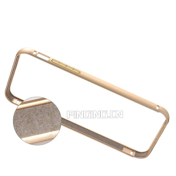 Ультра тонкий тонкий металлический алюминиевый бампер + PC задняя крышка чехол для телефона я 6 и 6 плюс