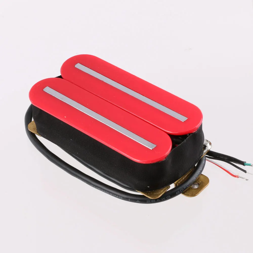 Electric Guitar Double piece of article 57 mm pickup style double coil pickups, high power, wide range forStrat GuitarH011-RD-CR