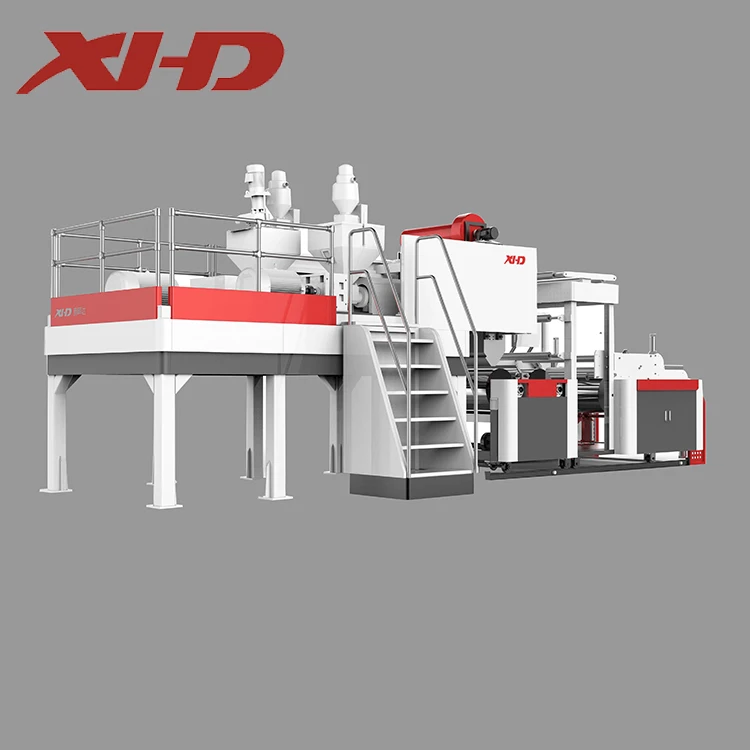 2021 best selling 3 layer 1000mm co extrusion  pallet wrap film  plastic stretch film production line