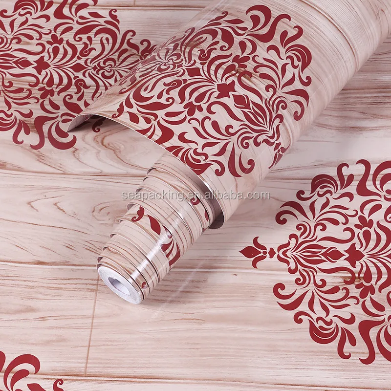 2018 Hot-sale Design Wood Wallpaper Self Adhesive Foil for Interior Decoration