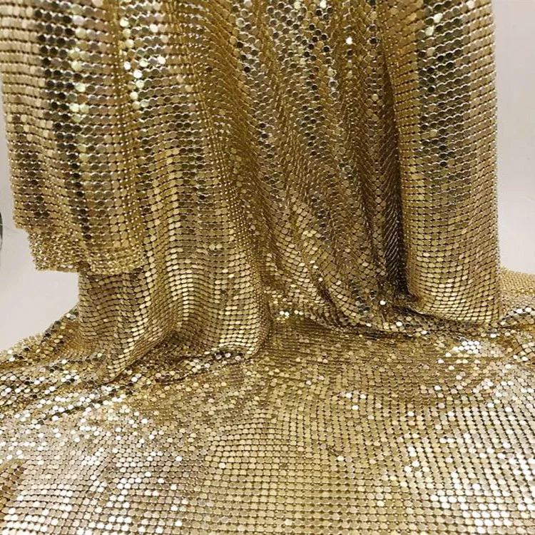 Shimmer Cloth Metal Mesh Fabric for Garments Decoration