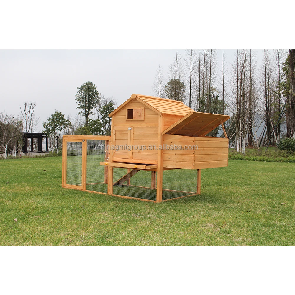 Chinese Fir Wood Chicken Coop Large Wooden Pet Cages