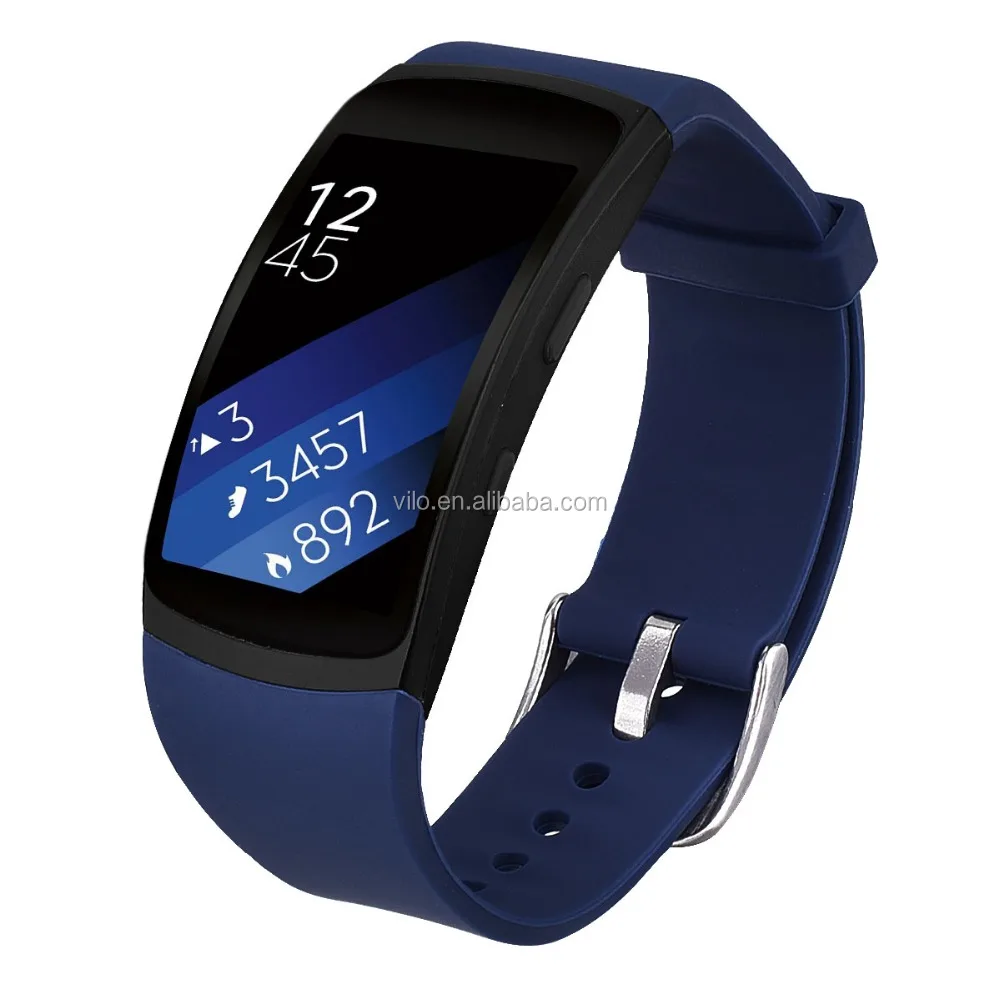 for Fit 2/Fit 2 Pro Bands, Soft Silicone Replacement Sport Band for Samsung Gear Fit 2/Fit 2 PRO Smart Watch Bracelet Strap