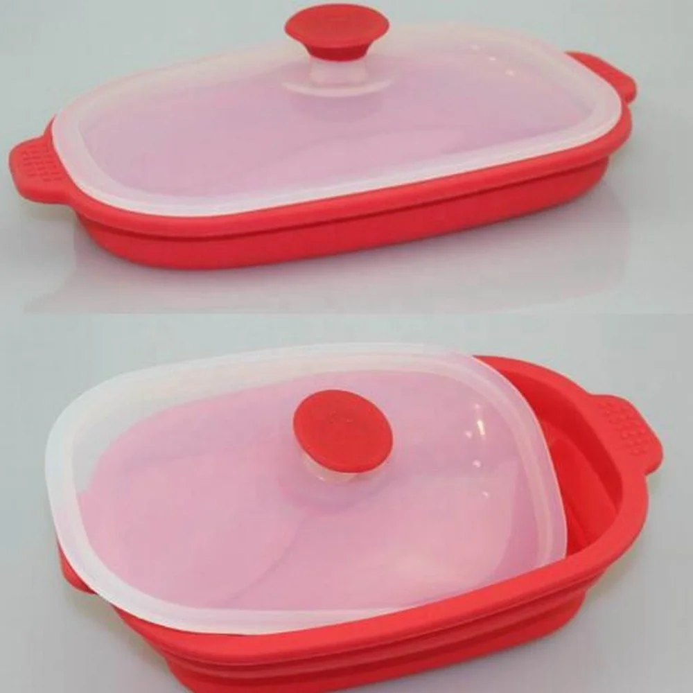 Силиконовая складная телескопическая посуда, чаши, студенческие Ланч-боксы, портативная чаша