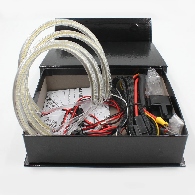 For BMW Car accessories SMD LED angel eyes LED halo rings for BMW E36 E39 E38 E46 headlight angel eyes