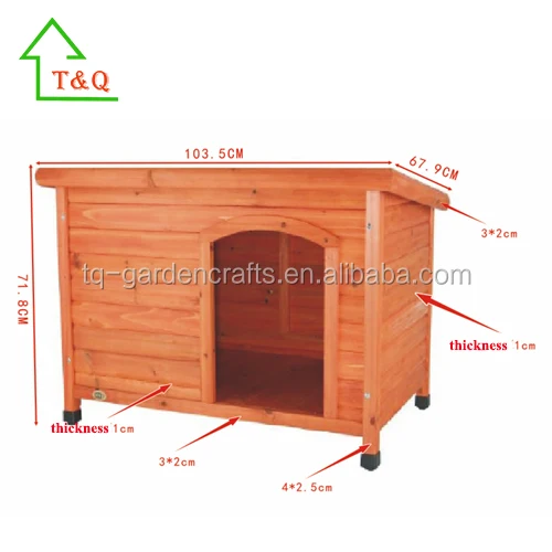 
Cheap Hotselling outdoor large wooden kennel dog house 