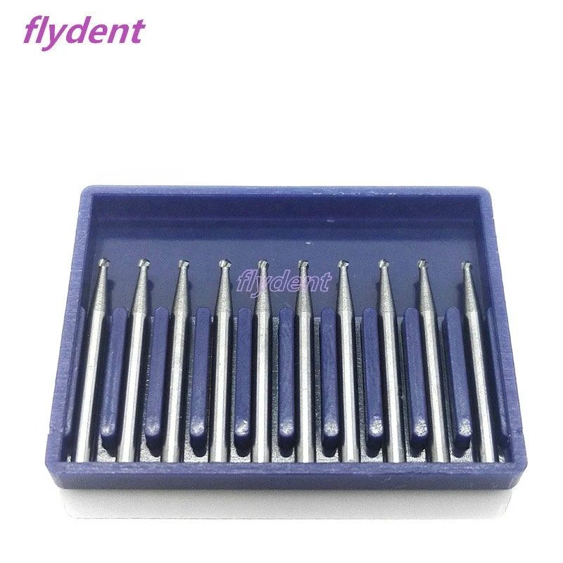 
10 Pcs Dental product FG round bur free shipment dental Lab Tungsten Carbide Burs FG 