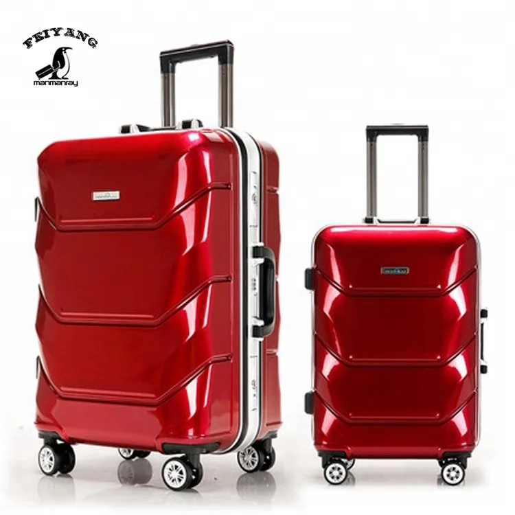 New fashion mirror ABS aluminum frame luggage eminent luggage sets boarding suitcase