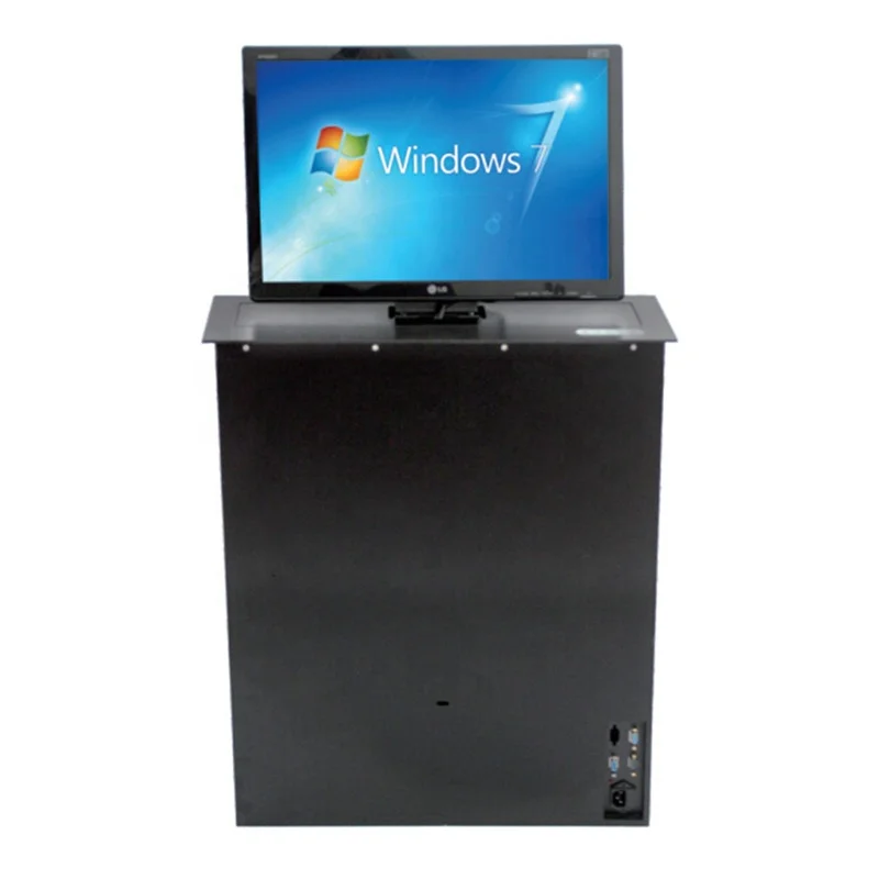 17 inch 19 inch 22 inch 24 inch 27 inch 32 inch Remote Control Motorized desk retractable Computer LCD Monitor Lift