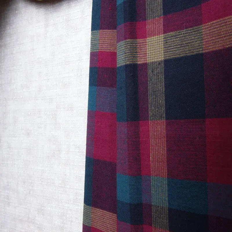 100% cotton fashion yarn-dyed fabric for women