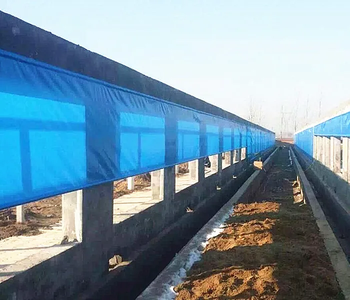 Livestock farm awningpe  tarpaulin roll poultry house curtain roll
