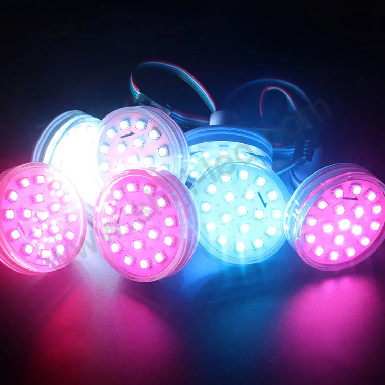 Волшебный Цвет Водонепроницаемый 60 мм 18 точек rgb DMX светодиодный пиксель UCS2903 освещение для парка